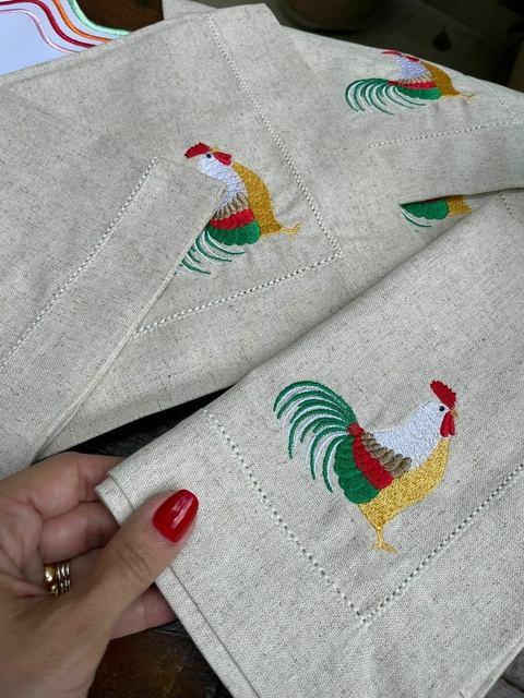 Guardanapo Galetto Ponto Ajour LINHO