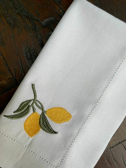 Guardanapo Limão Siciliano Limonetto Ajour LINHO