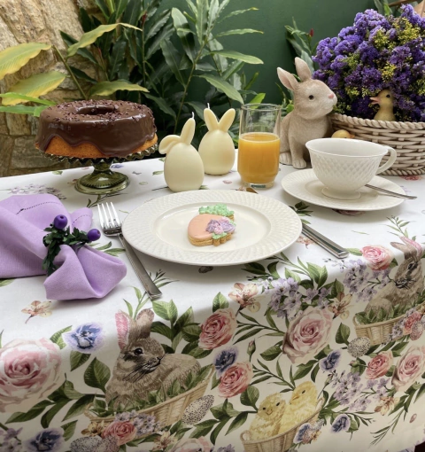 Trilho de Mesa Páscoa Provençal