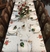 Toalha Floratta Pássaros DIGITAL REPELENTE A LÍQUIDO Natal - Poe Na Mesa Decor