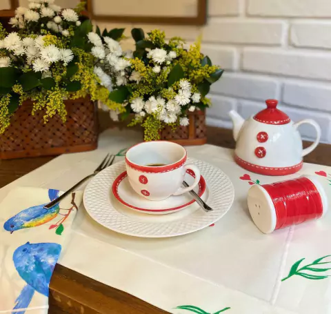 Lugar Americano Floratta Corações