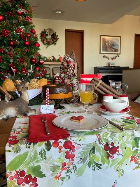 Toalha Floratta Azevinho Barrada 1 - REPELENTE A LIQUIDOS