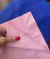 Guardanapo Ponto Ajour Rosa Claro LINHO
