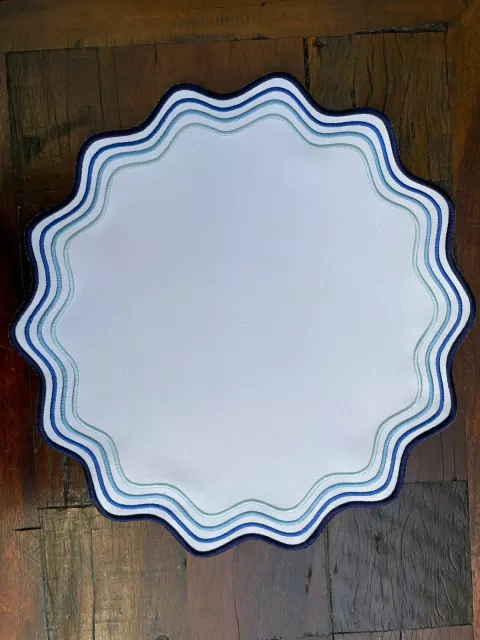 Lugar Americano Linea Tons de Azul Impermeável - comprar online