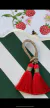 Porta Guardanapo Elegance Vermelho e Fendi na internet