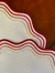 Lugar Americano Linea Tons Vermelho Impermeável na internet