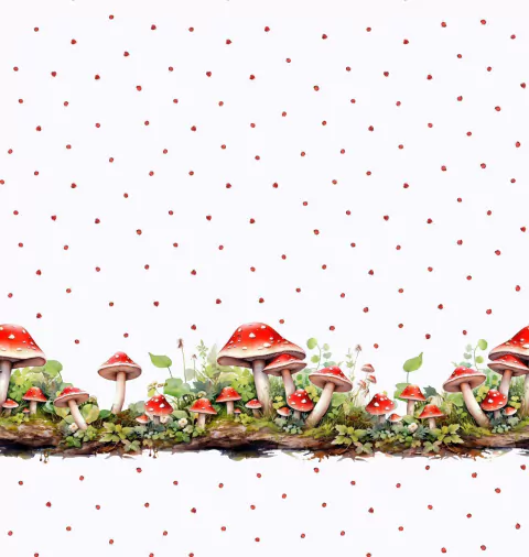 Trilho Jardim de Cogumelos Repelente a líquido