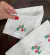 Guardanapo de Coquetel Bolas Natal Branco - comprar online