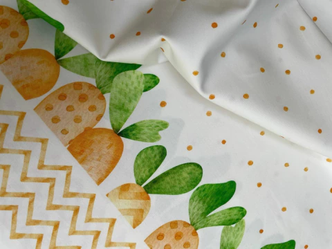 Trilho de Mesa Páscoa Cenoura com Poá - comprar online