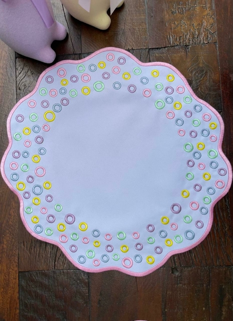 Lugar Americano Confetti Candy Impermeável - comprar online