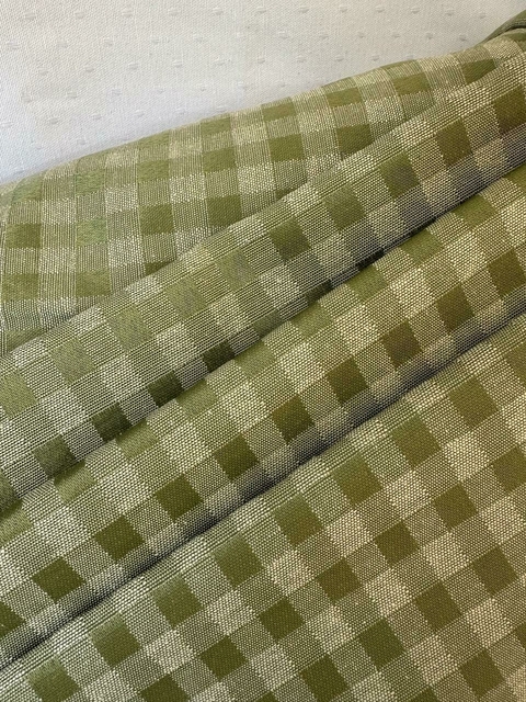 Trilho Jacquard Xadrez Pistache