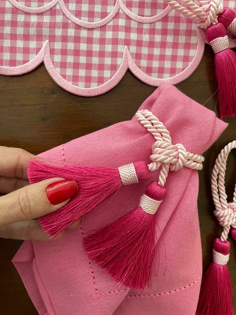Porta Guardanapo Elegance Rosa e Pink - comprar online