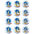 Stickers candy bar Sonic