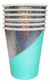 Vaso de polipapel celebra celeste