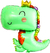 Globo dino bebe Rey