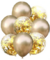 Set de globos latex perlados y confettis - comprar online