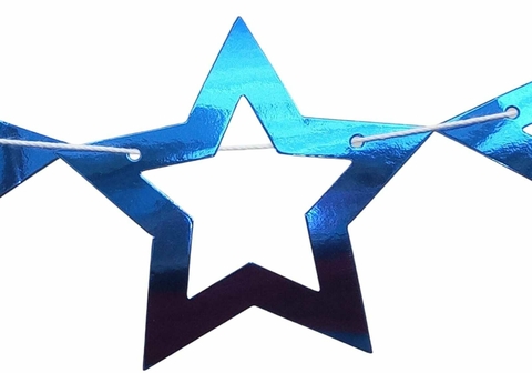 Guirnalda de estrellas metalizadas Caladas - comprar online