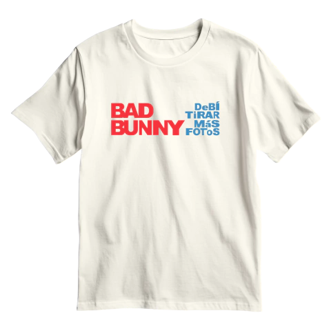 Camiseta Bad Bunny - Debí Tirar Más Fotos - comprar online