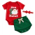 Conjunto Natal Body Natal + Saia + Faixa de Cabelo