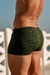 Sunga boxer verde militar canelado - comprar online