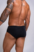 Sunga slim preto canelado - comprar online