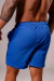 Short praia tricô azul na internet