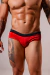 Sunga fit vermelho canelado