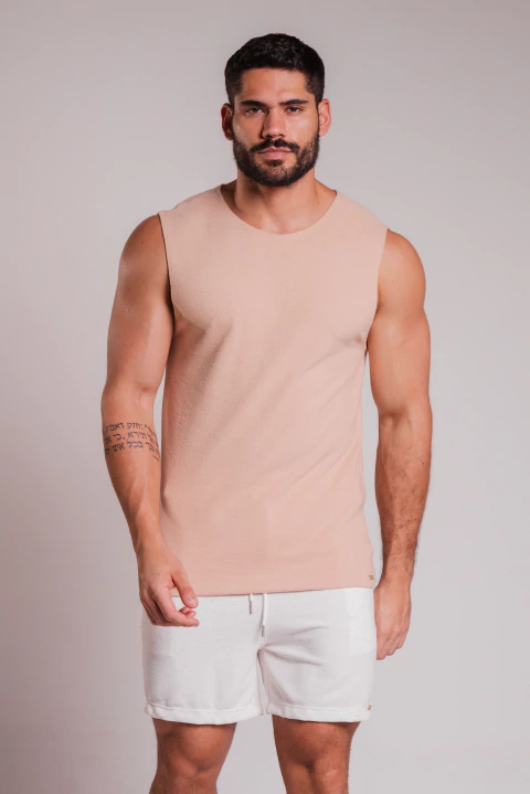 Regata machão nude bege spartan - comprar online