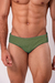 Sunga slim 7 verde lodo canelado - comprar online