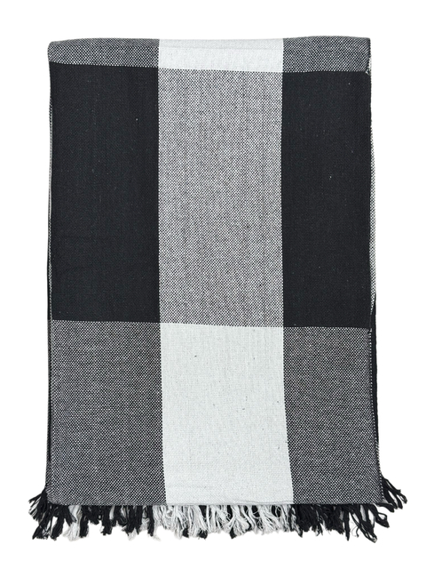 Manta G 2,40m x 1,80m Xadrez Preto - comprar online