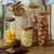 Potes EcoChic - Vidro com Tampa de Madeira - comprar online