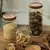 Potes EcoChic - Vidro com Tampa de Madeira - comprar online