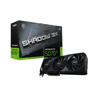 Placa de Video MSI GeForce RTX 5070 Ti 16G SHADOW 3X OC GDDR7 256-bit 912-V531-465
