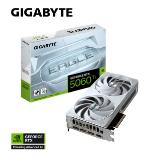 Placa de Video GIGABYTE NVIDIA GeForce RTX 5060 Ti EAGLE OC ICE 8G
