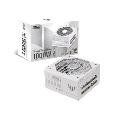 FUENTE ASUS TUF GAMING 1000W WHITE EDITION ATX 3.1 PCIE 5 80 PLUS GOLD - comprar online