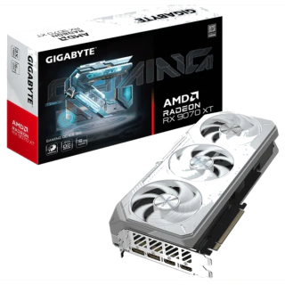 GIGABYTE AMD Radeon RX 9070 XT GAMING OC ICE 16G
