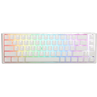 TECLADO MECANICO DUCKY ONE 3 SF TECLAS BLANCAS VELOCIDAD INTERRUPTOR PLATEADO INGLES PBT DOBLE DISPARO SIN COSTURAS ESTUCHE SUPERIOR BLANCO ESTUCHE IN en internet