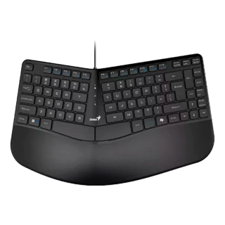 TECLADO CURVO ERGONOMICO GENIUS ERGO KB-700 BLACK USB en internet
