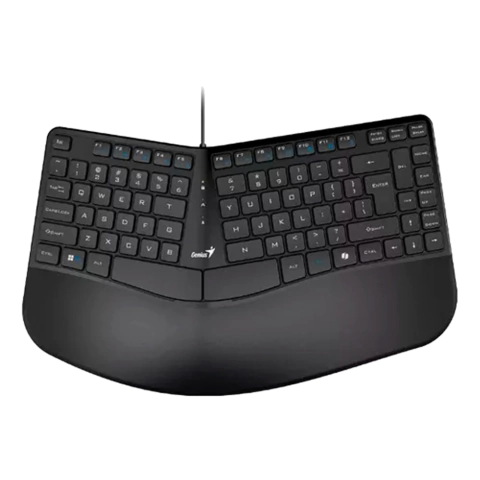 TECLADO CURVO ERGONOMICO GENIUS ERGO KB-700 BLACK USB en internet