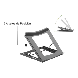 SOPORTE INTELAID PLEGABLE NOTEB TABLET 5 POSIC ERGONOM. IT-BNB en internet