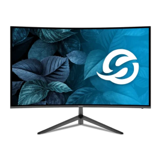 MONITOR SOLARMAX 23.8 100 HZ FRAMELESS CURVO SLIM FHD HDMI VGA - comprar online