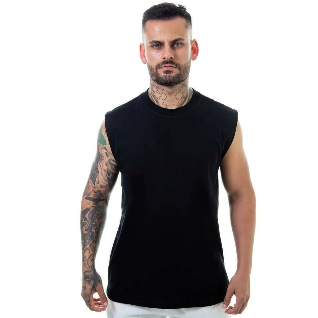 Regata OVERsized Masculina Sem Manga Camiseta Machão Atacado