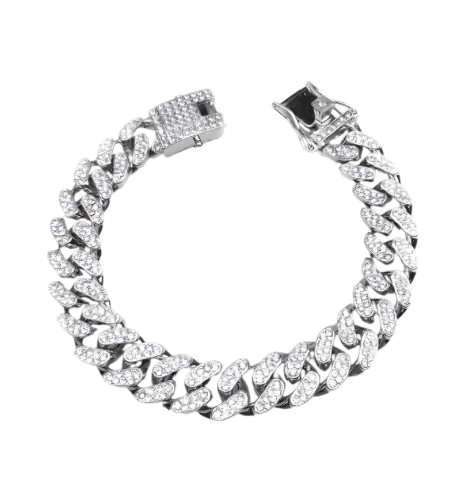 Pulsera Full Ice Silver