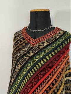 Poncho de Lã de Alpaca - comprar online