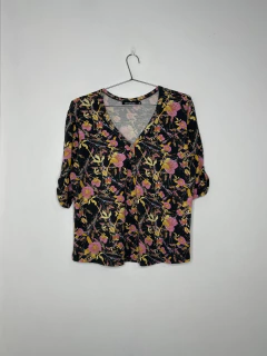 Blusa Estampa Floral | M - Restore Brechó