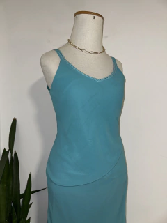Vestido Vintage Turquesa | M - loja online