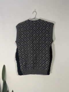 Colete Pulôver de Tricô & Crochê| 46 - loja online