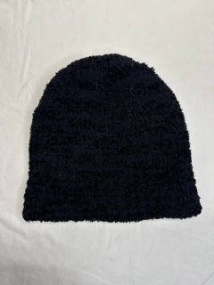 Touca de Tricô Preto Brilhante - Restore Brechó