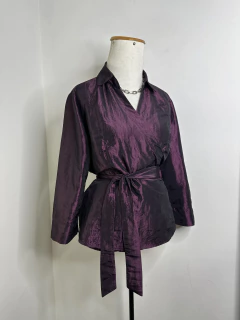 Kimono de Cetim Roxo | Veste do 38 ao 42 - comprar online