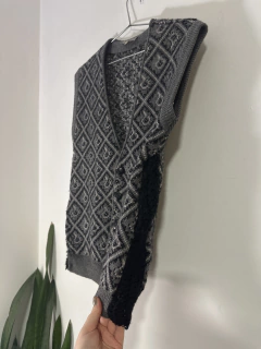 Colete Pulôver de Tricô & Crochê| 46 - Restore Brechó